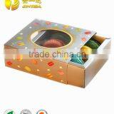 Colorful Designed Made Macaron Box With PVC Window