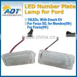 Canbus License Plate Lights for Ford for Fusion Series For Ford Fiseta