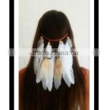 Good Price Peacock feather Beads Headbands Headdress Carnival Headpieces