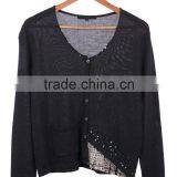New Design Beautiful Ladies Cardigan Producers in Turkey Turkish Nice Inlaid Soft Woolen Winter Cardigan Suppliers in Turkey thumbnail-1