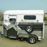 2 Horse Straight Load Deluxe Horse Floats With Awning thumbnail-2