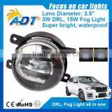 All in One Waterproof 3.5" USA FOG/DRL BEAMS WHITE Fog Beams Fog Light Day Light Led