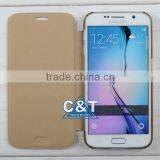 C&T Luxurious Gold Premium PU Leather PC Hard Shell Wallet Skin Hybrid Cover for Samsung Galaxy Note 7 thumbnail-3