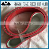 Red Rubber Coating PVC Belts