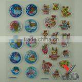 2015 New Production Cartoon 3D Embossing Sticker for Kids