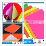 Self Adhesive Label Fluorescent Color Paper Luminous Paper Price