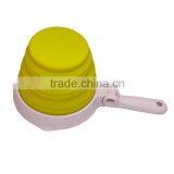 New Design Foldable Silicone Measuring Spoon With Plastics Handle thumbnail-3