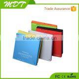 High Quality Backup Battery Charger Mini Power Bank 2600mah Super Slim Power Bank