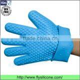 Super-thick Flexible Durable Non-slip Silicone Housework Gloves With Fingers thumbnail-5