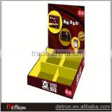 Store custom promotional cardboard counter display