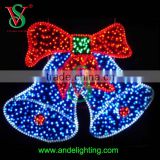 2015 hot style bell motif lights garland lights for home decoration