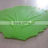 2014 New Design Eco Friendly Food Grade Big Tree Leaf Shaped Baking Silicone Trivet,silicone Placemat thumbnail-1