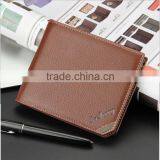 Baellery Men Business PU Leather Wallet for Young Billfold thumbnail-1