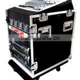 12U SLANT RACK, 12U VERTICAL RACK, WITH CASTERS