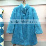 RB29 wholesale rabbit fur coat ladies coat