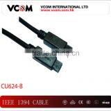VCOM High Quality 9M to 9M IEEE1394 Firewire Cable