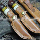 Doshower Damascus Hunting Knife With Promotional Gift of Eagle Wood Prices thumbnail-6