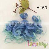 Cheap Synthetic Jerry Curly Hair Extensions for BJD SD Blythe Dolls no Shedding thumbnail-4