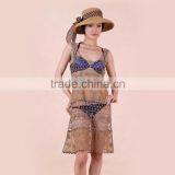 2016 Top Lace Hollow Women Fashion New Arrival Summer Crochet Sleeveless Lace Dress Designs thumbnail-2