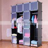 Clothes DIY Cubic Storage Cabinet, Made of Plastic, Metal Frame and ABS Brackets