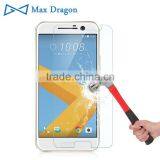 2016 New Products !!! 2.5D Round Edge Anti-Broken Cell Phone Tempered Glass Screen Protector for HTC One M10