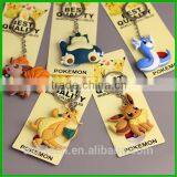 Custom 2D 3D PVC Keychain Rubber Key Ring Anime Pokeball Keychain