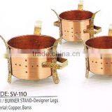 Sigri Copper Brass With Designer Legs thumbnail-1