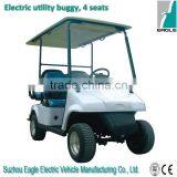 Cheap Electric 4 Seater Golf Cart With Jumper Seat , EG2026KSF