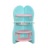 Children's Bookcase Kids Plastic Toy Storage Shelf thumbnail-6