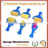 Low-density Flexible Durable Oil Painting Yellow Color Paint Foam Roller Brush thumbnail-4