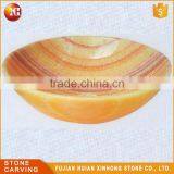 Natural Round Shape Stone Wash Bathroom Sink thumbnail-5