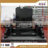 Polished Black Granite Tombstone on Promotion thumbnail-1