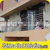 Outdoor Floor Mounting Stainless Steel Safety Balcony Barrier thumbnail-3