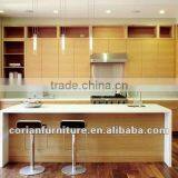 Modern Design PMMA Solid Surface +solid Wood Built Kitchen Center Bar Table thumbnail-1