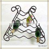 Floor Standing Metal Wire Wine Rack thumbnail-1