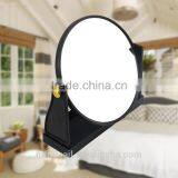 Plastic frame with single siled desk mirror/black round desk mirror/Cosemtic mirror