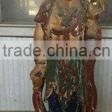 Hand Carved Kuanyin Buddha Statue Scultpure for Decor.use Wooden Buddha Statue Wood Buddha Statue Scultpure thumbnail-1