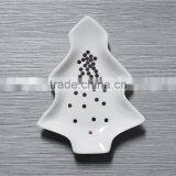 Snake Plate With Tree/star Shape,ceramic With Christmas Decal Printing thumbnail-2