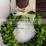 8'' Preserved Boxwood Wreath Wholesale thumbnail-5