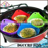 Microwave Safe Silicone Egg Poacher, Silicone Egg Cooker thumbnail-1