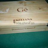 Unfinished Cheap Wooden Wine Box thumbnail-1