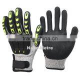 NMSAFETY Mechanic Work Gloves TPR Knuckle Protection Gloves thumbnail-1