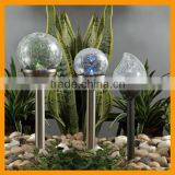 2015 Hot Products China Wholesale Solar Crackle Ball Light Solar Garden Light thumbnail-1