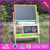 2016 New Design Double-sided Children Wooden Adjustable Drawing Board W12B103 thumbnail-5