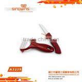 A3239 Antibacterial Ceramic Knife & a Peeler With Plastic Handle Vegetable Peeler thumbnail-1