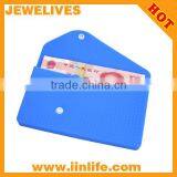 NEW Design Korea Style Womens Envelope Clutch Chain Purse Silicone Bag Coin Bag Cosmetic Bag thumbnail-1