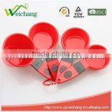 WCE6020 Kitchen Measuring Cups (red Set Of 4),plastic Material thumbnail-2