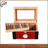 Classical Storage Wood Cigar Box With Drawer thumbnail-2