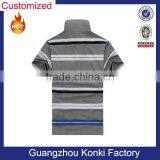 Fancy Dot Short Sleeves Strip Polo Shirt for Golf Man thumbnail-2