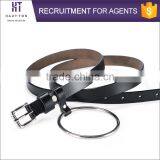 Latest Design Fashion Women Alloy Pin Buckle Belts Hot Sale Popular Casual Genuine Split Cow Leather Belt For Ladies thumbnail-2